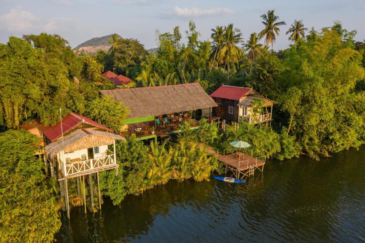 Green Mango Bungalows Kampot Dış mekan fotoğraf